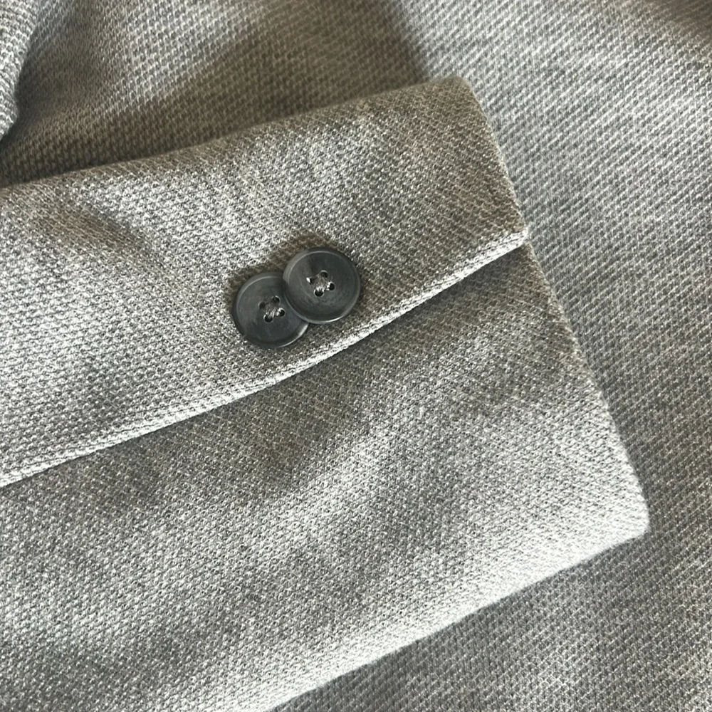 Zara Women's Heather Grey 1 Button Blazer 13-14